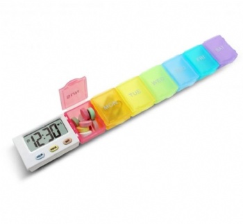 NF-CR-215 5 Alarm Pill Box Organizer (7-Days)