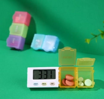 NF-CR-215 5 Alarm Pill Box Organizer (7-Days)