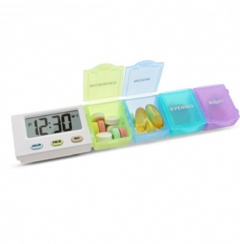 NF-CR-216 5 Alarm Pill Box Organizer (1-Day 4PCS)