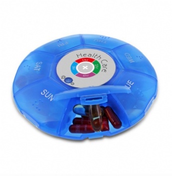 NF-CR-222 Pill Box Organizer with Timer (7-Days)